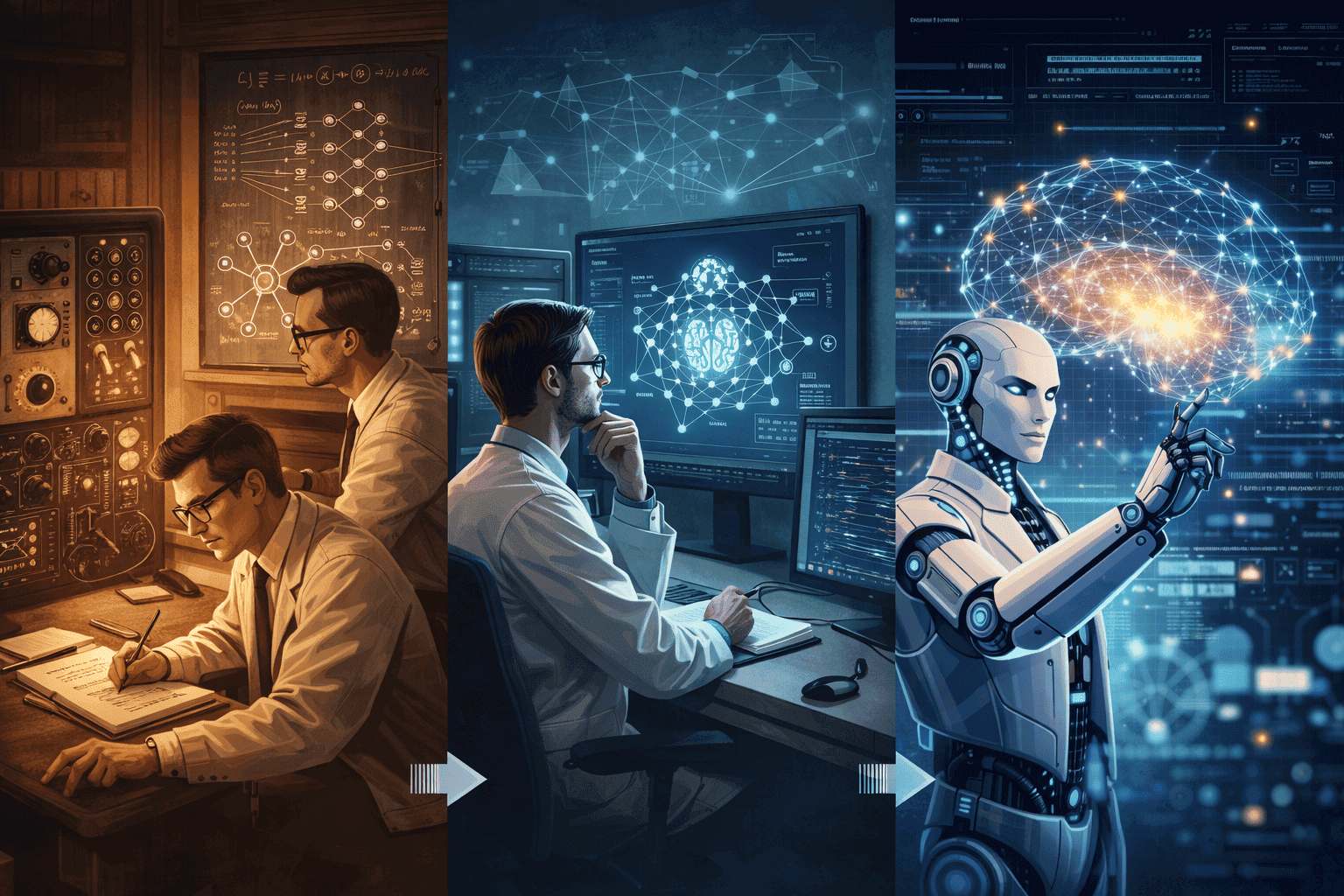 История нейросетей: от математических моделей до современных технологий искусственного интеллекта